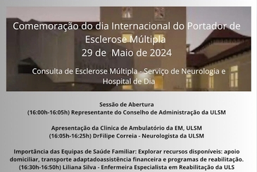 Comemoração do Dia Internacional do Portador de Esclerose Múltipla – 2024